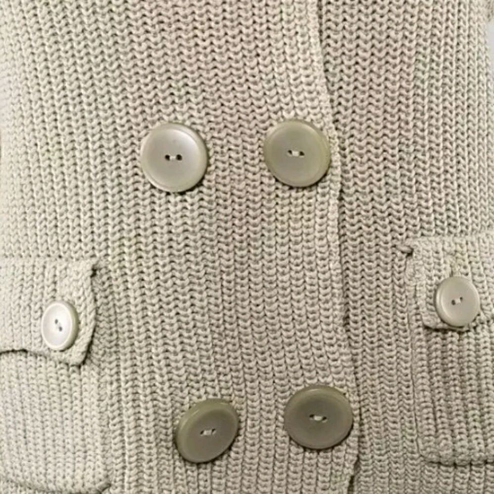Talbots Petite Small Double Breasted Button Down - Picture 8 of 8
